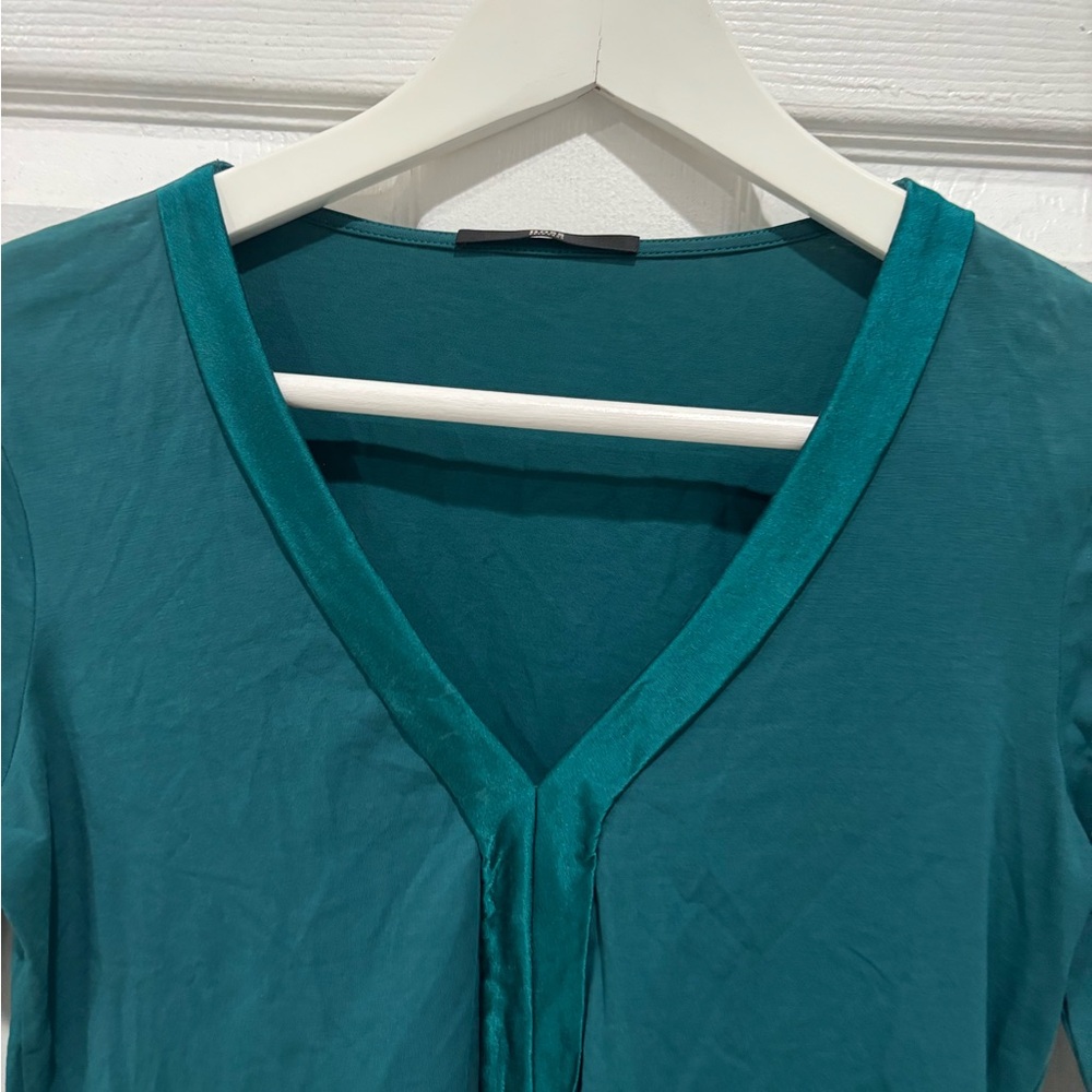 BOSS Dark Green Women's Top - Picture 2 of 6